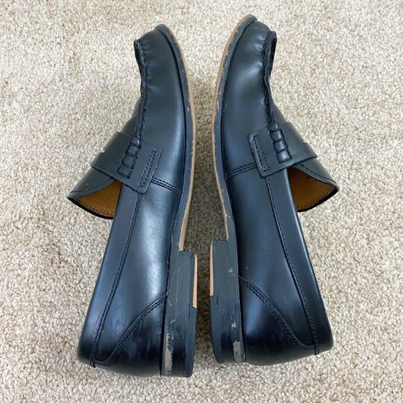Coach Black Leather Penny Loafers Men's Size 10.5 EUC - Picture 6 of 10
